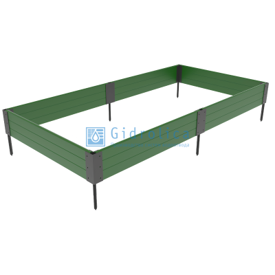 Грядка Gidrolica Plant Г-20.7.1,6- пластиковая зеленая