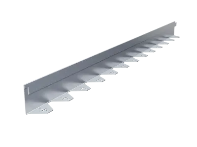 Бордюр Gidrolica Line Steel (Лайн Стил) L-образный из оцинкованной стали 1200х80х45х1,5мм