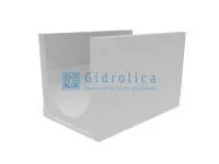 Лоток водоотводный бетонный коробчатый (СО-500мм), с уклоном 0,5% КUу 100.60,3(50).42,5(33,5) - BGU, № -6