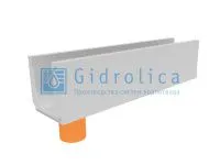 Лоток водоотводный бетонный коробчатый (СО-150мм), с водосливом КUв 100.21,3 (15).24(20) - BGU, № 10-0