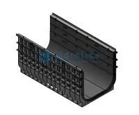 Лоток водоотводный Gidrolica Super ЛВ -50.55.53 - пластиковый, кл. Е600