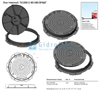 Люк тяжелый Т(С250)-2-60, h80 мм